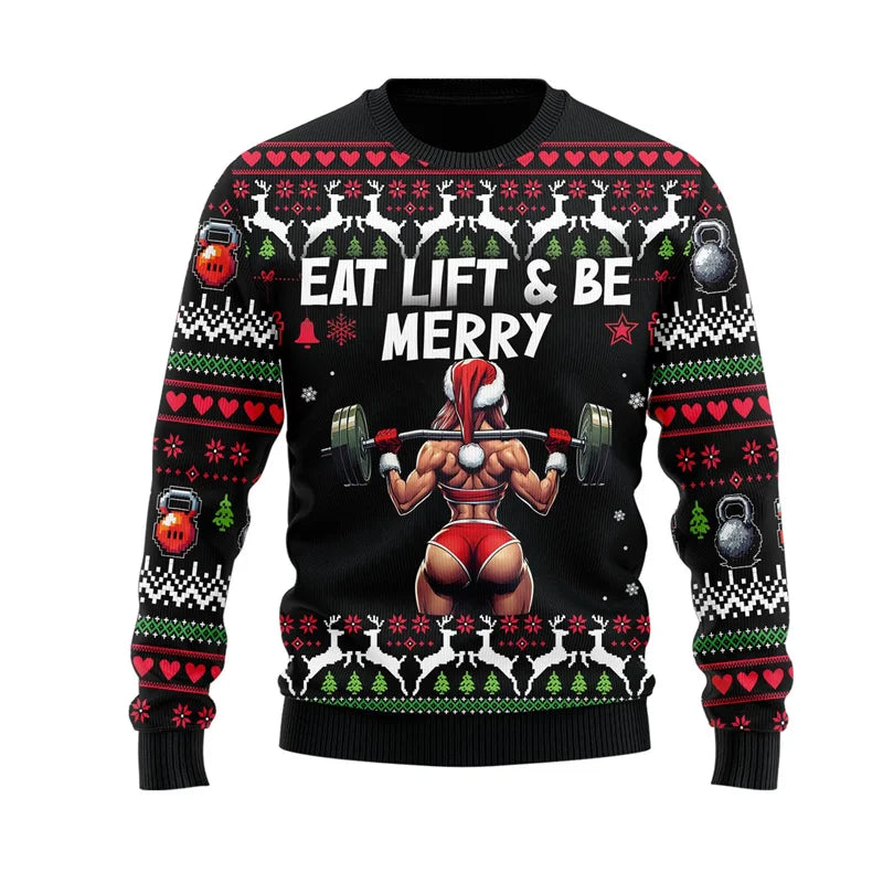 Festive Fitness Fun Sweatshirt™