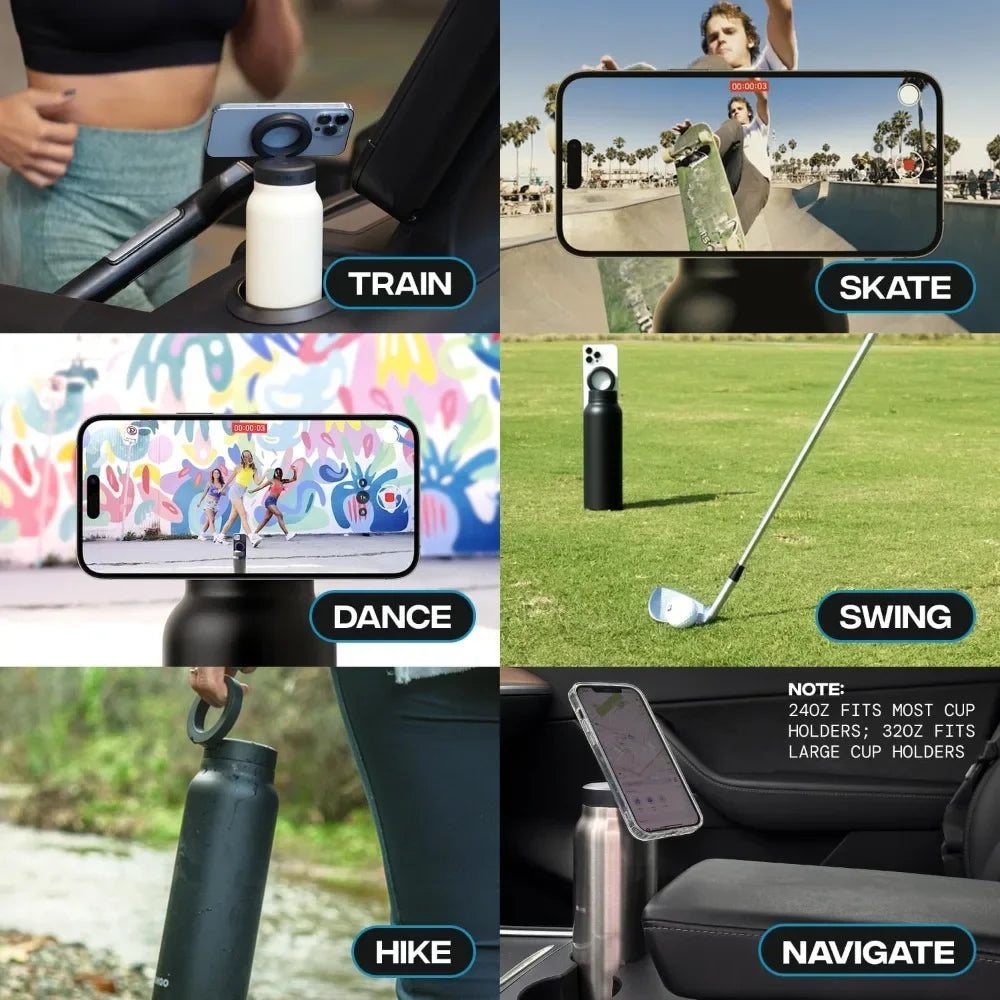 Versatile Hydration Bottle with Tripod™